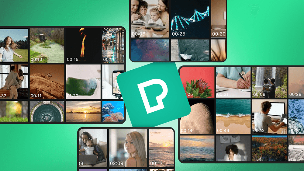 Pexels' stock media built in to the media browser